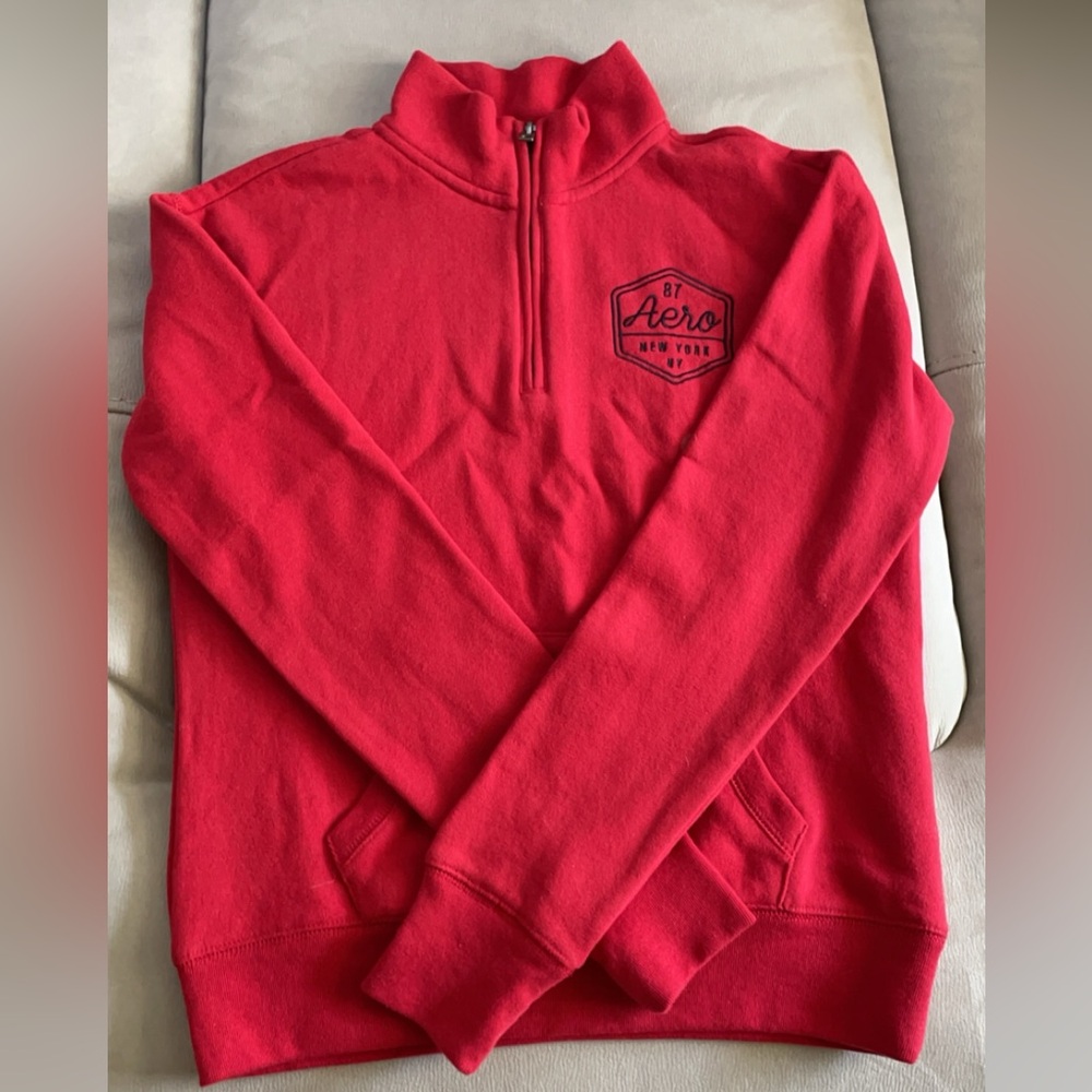 NEW Aeropostale XS half zip pullover sweater